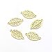 MURUI QA 10pcs / lot Pendentifs de charmes flottants en Acier Inoxydable pour Bijoux Connecteurs bricoleurs Breloques Bracelet Collier Fournitures YC830 (Color : 10pcs Gold)