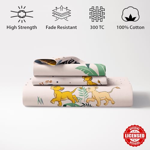 Image of Sassoon Disney Club Digital Printed 100% Cotton Bedsheet with 2 Pillow Covers in 300TC