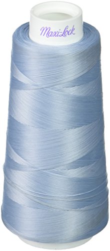 American & Efird Lucerne Blue Maxi Lock Stretch Thread 2000yd miniatura 1