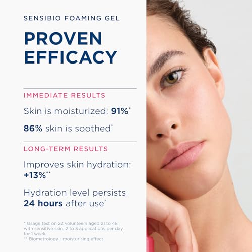 Image of Bioderma Sensibio Foaming Gel Cleansing and Make-Up Removing Refreshing feeling for Sensitive Skin Unscented