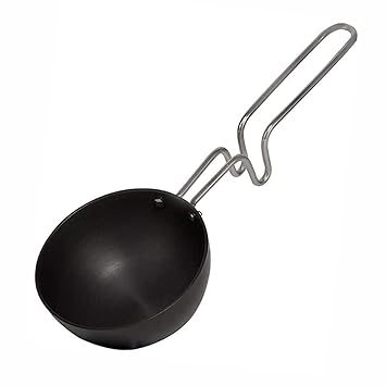 faas Hard Anodized Tadka Pan with Steel Handle