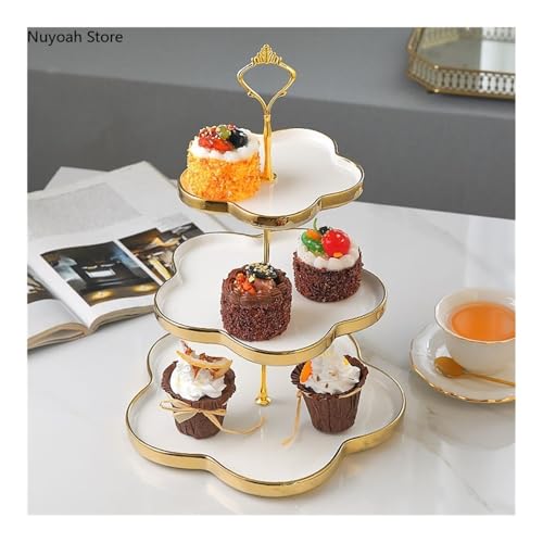 Support à gâteaux tripode en céramique pour optimiser l'espace de vos buffets - 5