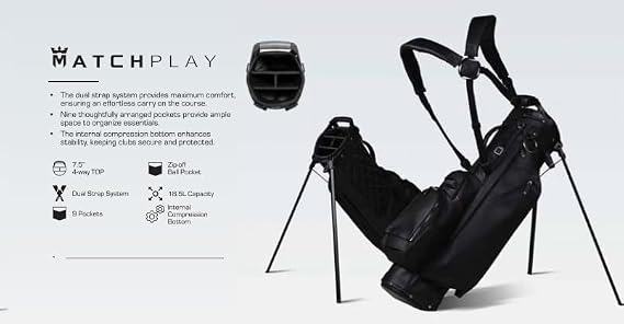 Sun Mountain Men's Matchplay Stand Golf Bag, 2025 Model