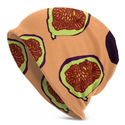 ALALAL-Art-Summer-Colorful-Fruit-Fig-Painting-Knit-Hat-Girl-Cap-Beanie-Hat-Knitting-Girls-Knit-Beanie-3D-Printed-Adult-Comfortbale-Soft