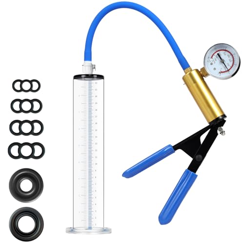 AOAOUCH Male Enhancement Pump System,with Gauge 9 x 1.75 inch
