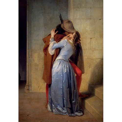 Clementoni Puzzle Collection - Museum The Kiss Hayez 1000 Stücke - Puzzle für Erwachsene 14-99 Jahre, Geschenk für Mann und Frau, Made in Italy, 39994