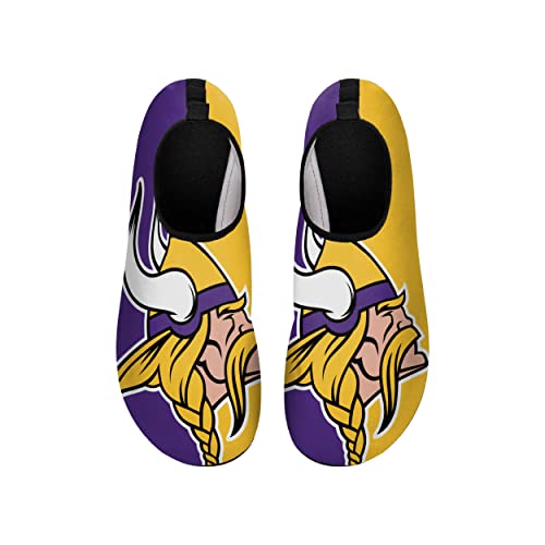 Image of FOCO NFL Mens Nflteam Logo Barefoot Beach Pool Quick-Dry Aqua Yoga Water Shoes