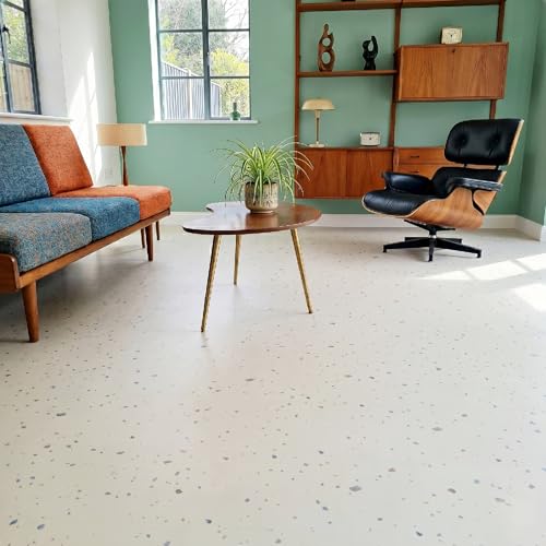 Image of Allure Luxury Vinyl Tile Flooring, 22 Mil Wear Layer, Perfect Parfait Terrazzo 12 inch x 24 inch, 6.5mm Thick Vinyl Tiles with Click and Lock Installation, 24 Boxes 565.44 sq ft.