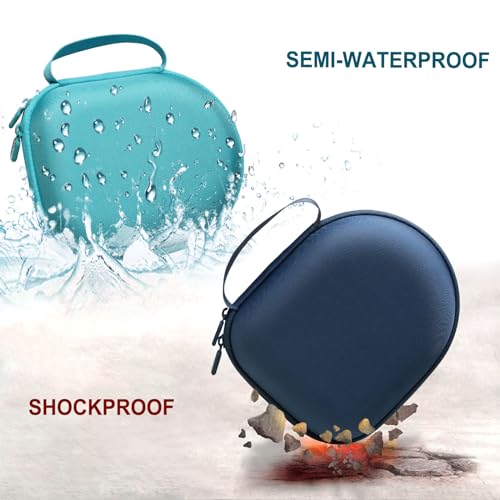 LTGEM LTGEM Hard Headphone Case Travel Bag for Sony, Audio-Technica, Xo Vision, Behringer, Beats, Photive, Philips, Bose, Maxell, Panasonic and More-Black