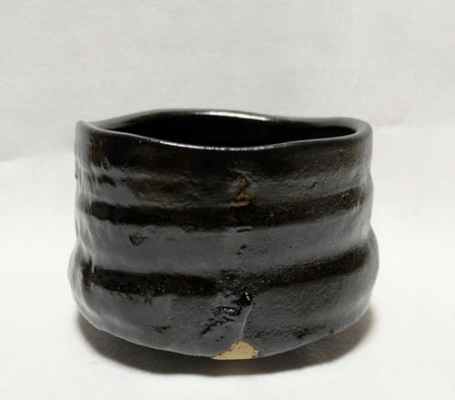 Black Rice Bowl, Setoguro Rice Bowl, Seto Stone Matcha Bowl, Tea Utensils