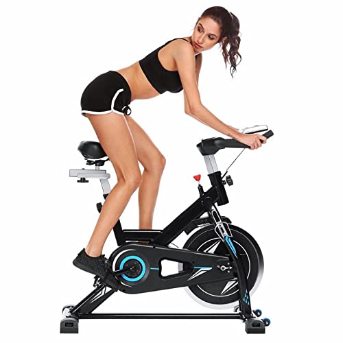 Image of Exercise Bike Bike Health Fitness Belt Drive Indoor Exercise Cycling Resistance Healthy Life Home Office