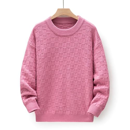 Men Sweaters Crew Neck Long Sleeve Sweaters Regular Fit Pullover Sweater Cable Knit Pullover Fashion Warm Winter Tops2