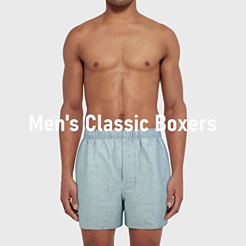 ILUVIT Mens Boxer Shorts Woven Mens Underwear Boxers Cotton Underwear for Men 4-Pack2