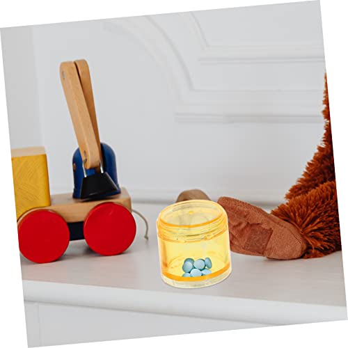 HOUDERCO Stapelbarer Wochenplaner Tablettenbehälter Mit Mehrfachfächern Für Hause Zufälliger Stil Aus Hochwertigem Pc-material Geruchsneutral Und Praktisch Für Fischöl Vitamine Und Co