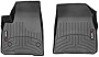 WeatherTech Custom Fit FloorLiner Floor Mats for Genesis GV70 (4416971) - 1st Row (Driver & Passenger), Black
