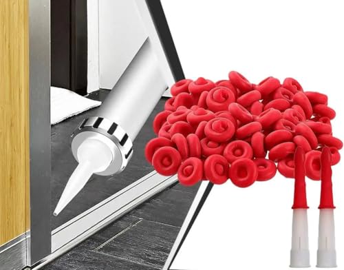 20 tapas rojas para sellar tubo de pegamento miniatura 3