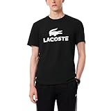 Lacoste Men's Printed Jersey T-Shirt, Black, X-Large