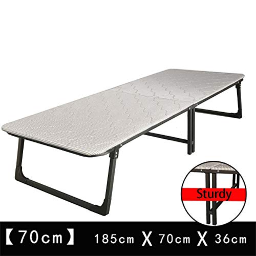 Faltblätter Mann Hartholz Bett Dünne Schwamm Mittagspause Büro Nickerchen Bett Einfach Krankenhaus Begleitendes Kinderbett (größe : 70 cm
