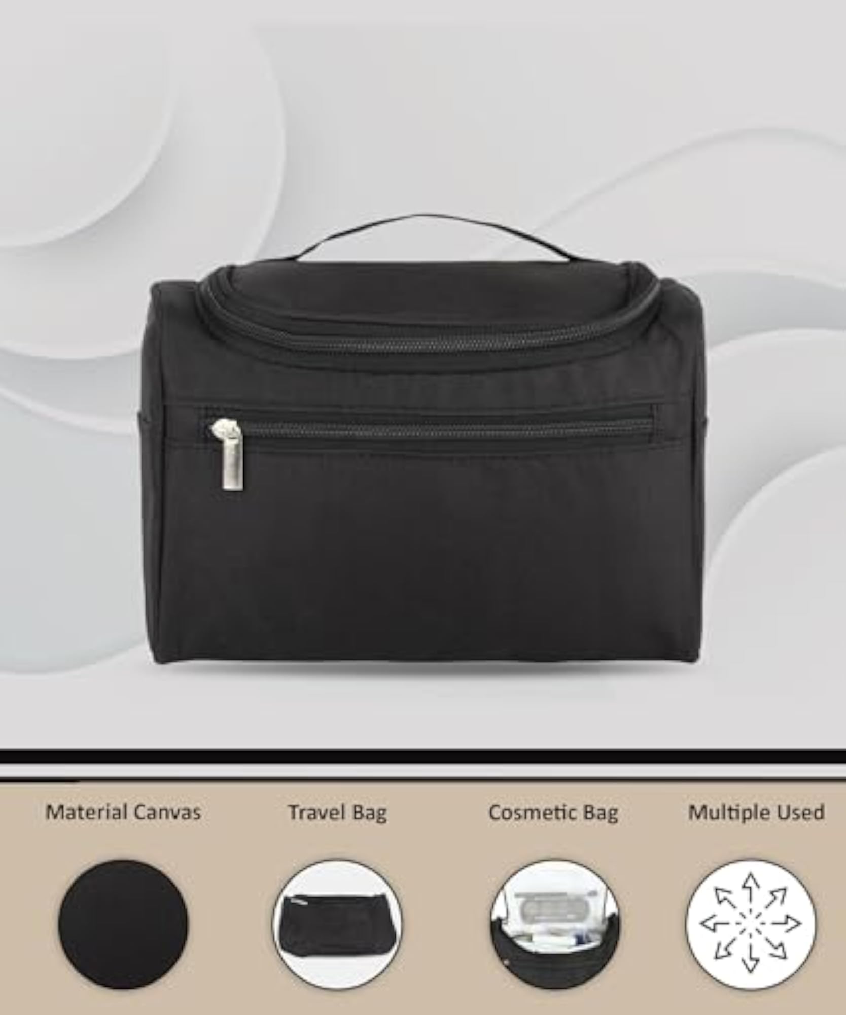 Portable Toiletry and Skincare Storage Pouch