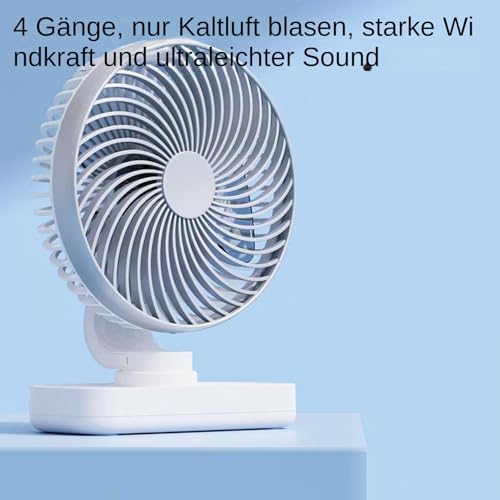 Ventilador personal para combatir el calor en exteriores con flujo regulable 5