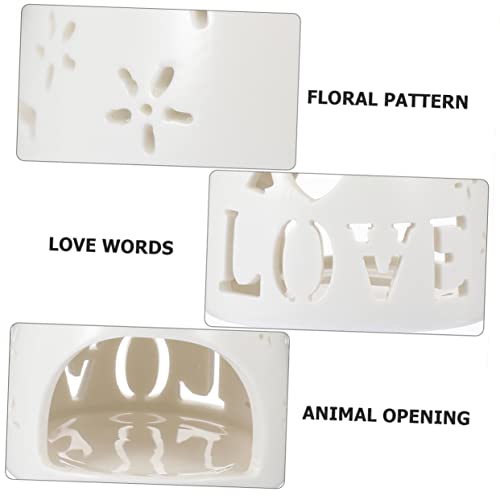 Lot de 2 Lampes Aromathérapie Cire en Céramique pour Maison - 5