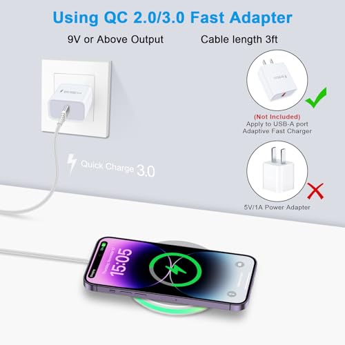 15W Pixel Wireless Charger Fast Charging Pad for Google Pixel 11 Pro XL 10a - image 2