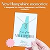 Lucky Feather New Hampshire State Shaped Necklace | 14k Gold-Dipped Pendant Necklace | Easter Basket Stuffer| State Love Fashion Jewelry For Women | Dainty Necklace For Women | Great Gift Idea #4