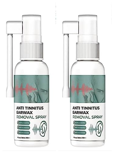 EXQST Spray Anti-acufene, Spray per la rimozione del cerume, Spray per dissolvere Il cerume, detergente Naturale per ammorbidire la coclea e Il cerume, alleviare l'acufene e sbloccare Le Orecchie.