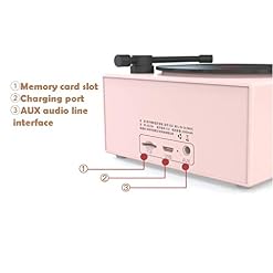 Tourne-Disque Multifonctionnel, Haut-Parleur Bluetooth, Mini Haut-Parleur Bluetooth phonographe Portable rétro sans Fil… - Les Beatles, Paul McCartney, John Lennon, RIngo Starr, George Harrison Tourne-Disque Multifonctionnel, Haut-Parleur Bluetooth, Mini Haut-Parleur Bluetooth phonographe Portable rétro sans Fil… – Image 6