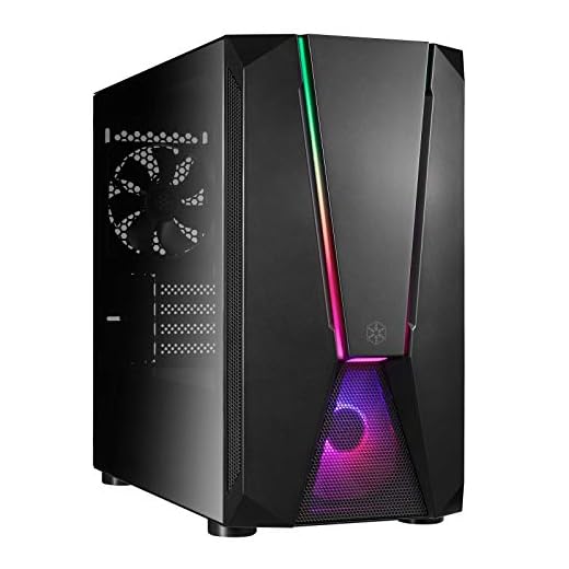 SilverStone Technology FARA V1M PRO, Micro-ATX, chassi, ARGB, stålnät, härdat glas, svart, SST-FAV1MB-PRO