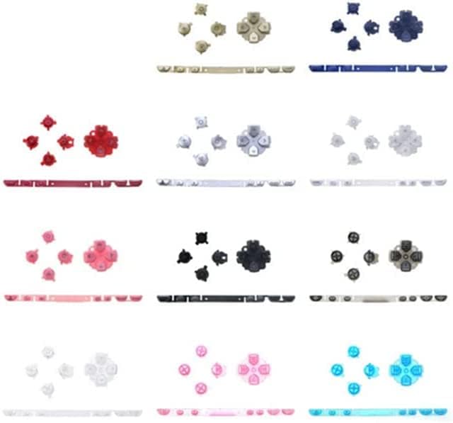 Left Right Buttons Key Home Button Select Strat Buttons Set D-pad for PSP 1000 for PSP1000 Console (Pink)