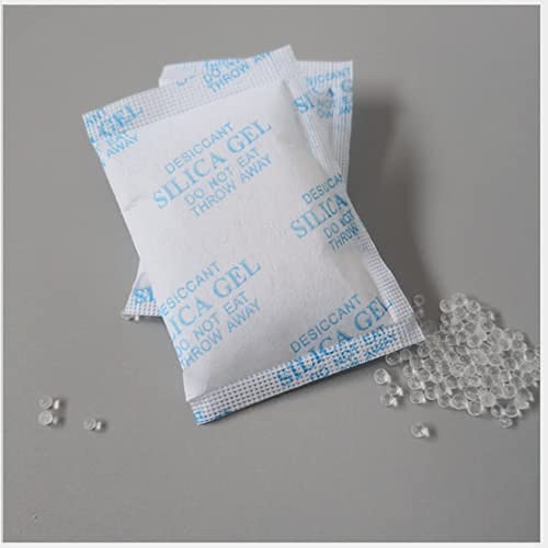 ROSTEO (15 Packets 20 Gram) Premium Pure and Safe Silica Gel Packets Desiccant Dehumidifier Silica Gel Packs-(Food Safe)