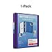 Staples 1-Inch 3-Ring Better Binder, Durable View Binder for Office & School Organization, Purple, 3-Pack