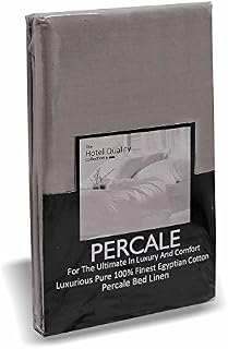 SleepyNights EGYPTIAN COTTON HOTEL QUALITY GREY FLAT SHEET -SUPER KING BED SIZE