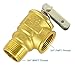 HYDRO MASTER Safety Relief Valve With 3/4 Inch Thread 30 PSI ASME Hot Water (30 PSI)