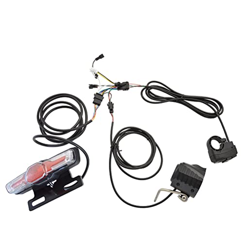Tooteeru E-Bike Headlight Tail Light Sets Electric Bicycle 24V-48V Light Group Horn Tail Light Brake Light Turn Signal Set - Image 3