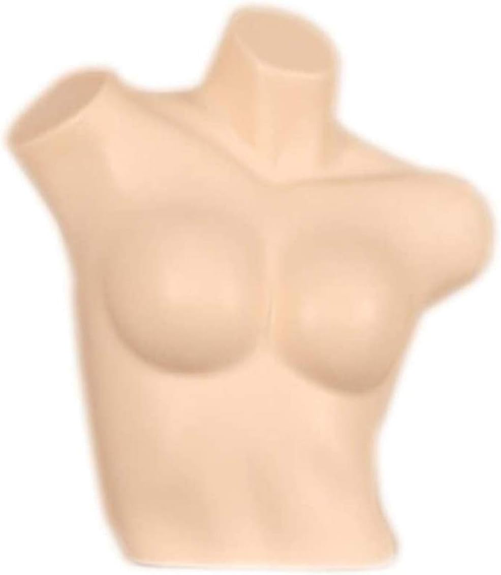 Plastic Bust Model, Female Chest Display Stand Can Be Used in A Clothing Store Lingerie Shop Dress