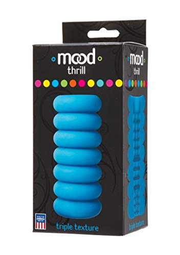 Masturbateur Mood Thrill Doc Johnson bleu à texture interne stimulante