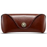 SUNGAIT Vegan Leather Glasses Case Portable Sunglasses Holder Hard Shell Slim Design Travel-Ready SGTCASE-ZS