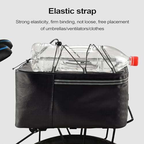 Sacoche arrière de rangement vélo imperméable grande capacité et robuste - 5