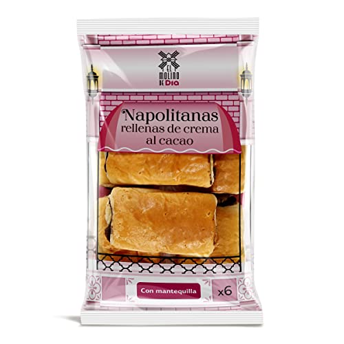 EL MOLINO DE DIA napolitana rellena de chocolate paquete 270 gr