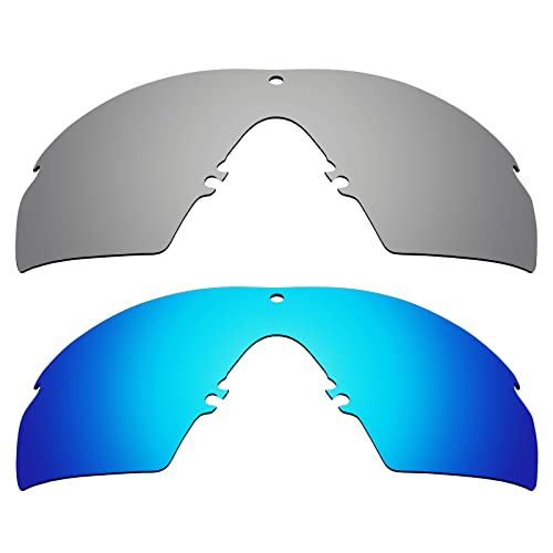 Image of Alphax Polarized Replacement Lenses for Oakley Si M Frame 3.0 OO9146 Sunglasses - Glare Reduction | Precision Cutting
