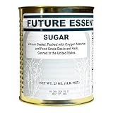 Future Essentials Canned White Granulated Sugar – Nitrogen-Sealed #2.5 Can of White Sugar for Long-Term Storage – Ideal for Emergency Preparedness – 25-Year Shelf Life, 25 oz
