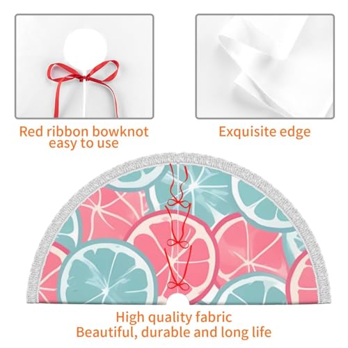 Jupe de sapin de Noël imperméable 122 cm déco maison de ferme - 5