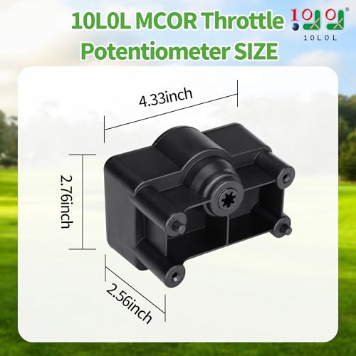 10L0L Golf Cart MCOR Potenciômetro de acelerador para Club Car DS & Carryall 2001-2004, regulador de