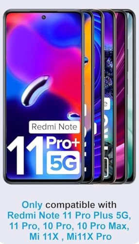 Image of JGD PRODUCTS for Redmi Note 11 Pro /Redmi Note 11 Pro Plus 5G / Redmi Note 10 Pro /Redmi Note 10 Pro Max Premium Original HD curved Edge to Edge Tempered Glass