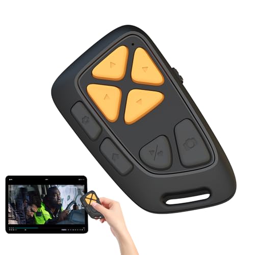 Mando a distancia para teléfono móvil, botón de desplazamiento recargable – Gira páginas silencioso inalámbrico para desplazamiento de smartphone – Para grabación de vídeo, selfie, cámara, tablet y
