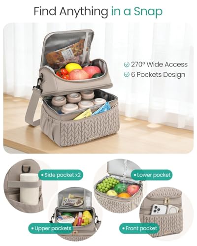 Leadvenst Double-Decker Breast Milk Cooler