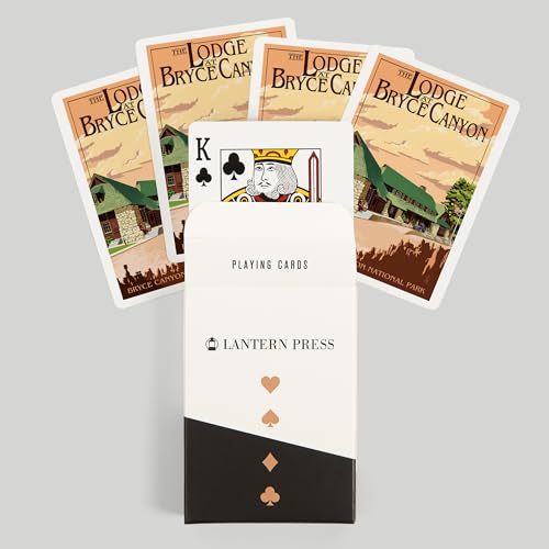 Lantern Press The Lodge Bryce Canyon naipes póker miniatura 6