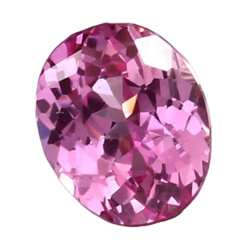 Saphir rose de Ceylan naturel pierre précieuse ovale 10,5x8,7mm pour bague, pendentif et collier
